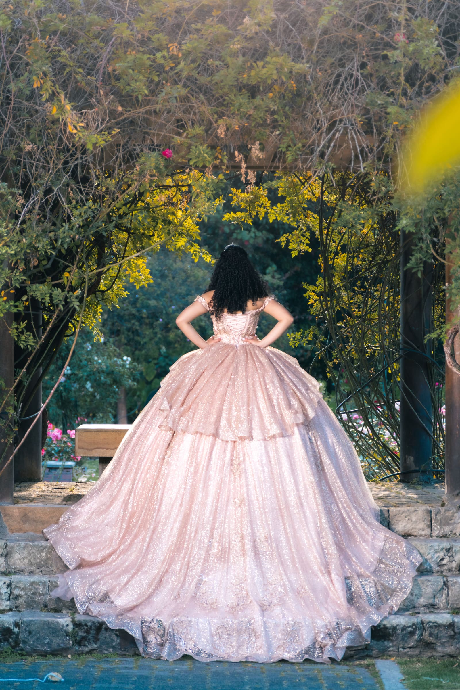 Detalle del vestido de María Teresa