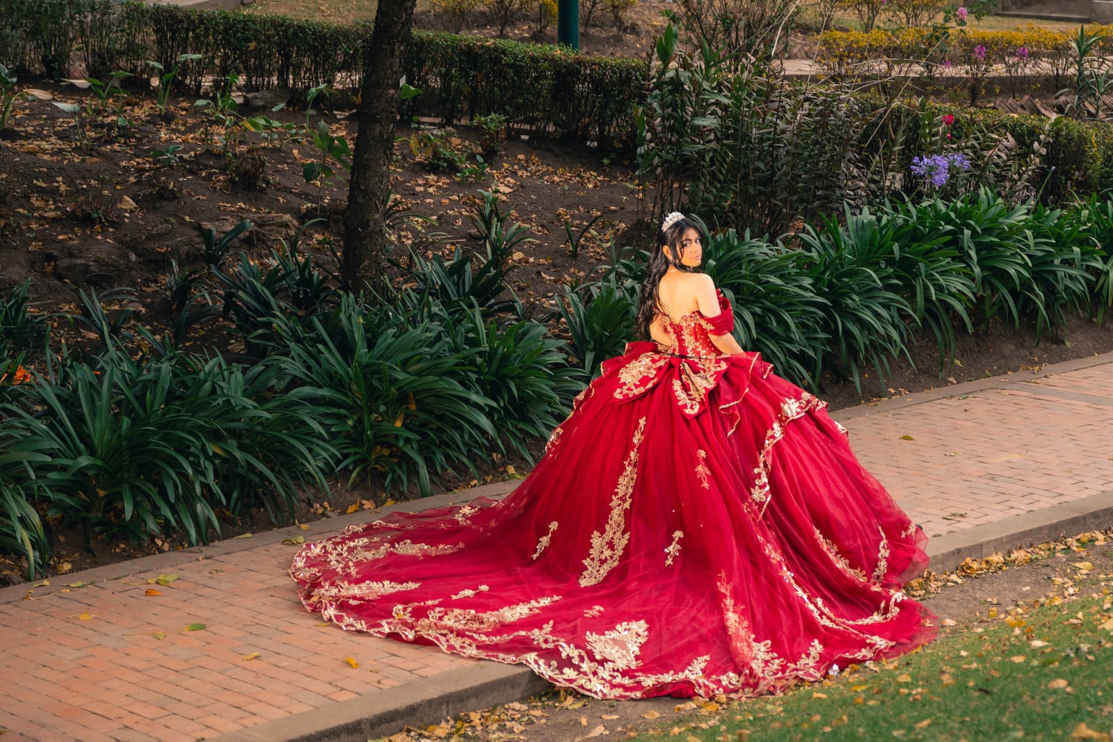 Sesión de 15 de Khamila en el Parque de los Novios: último cuadro de la sesión