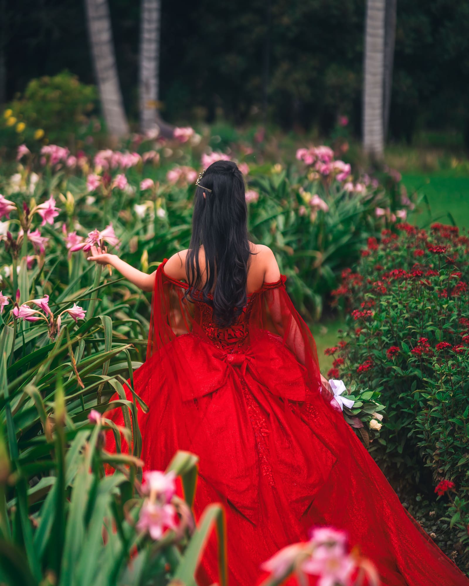 Retrato de la quinceañera de la sesión de Diana